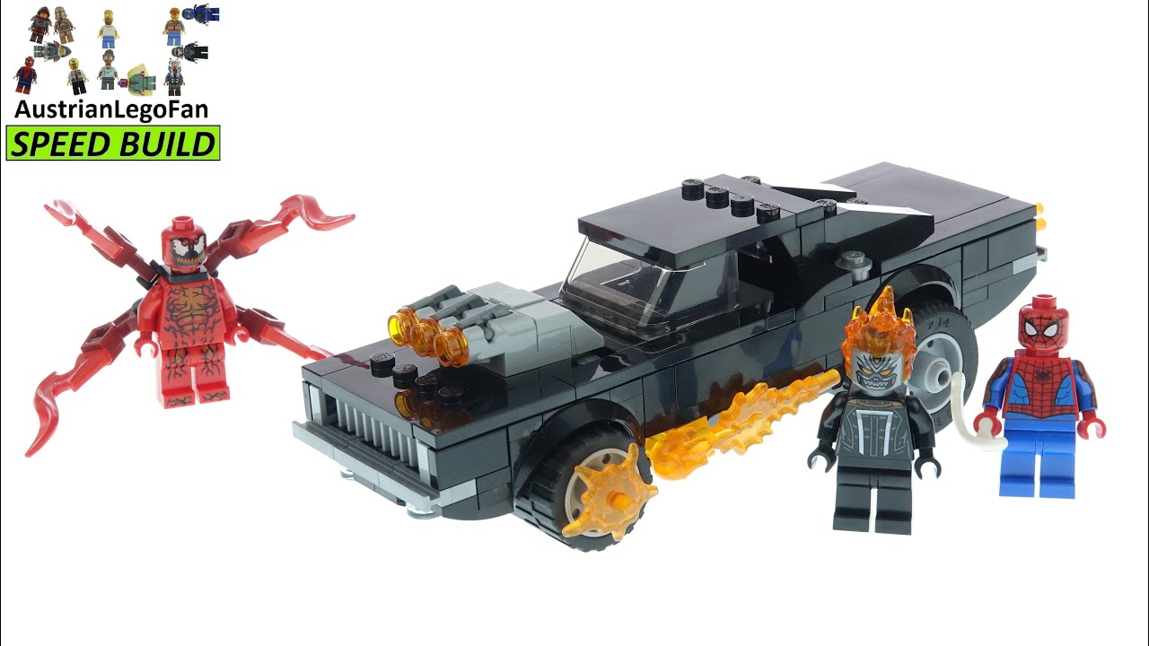 LEGO Marvel 76173 Spider-Man and Ghost Rider vs Carnage - Lego Speed Build Review