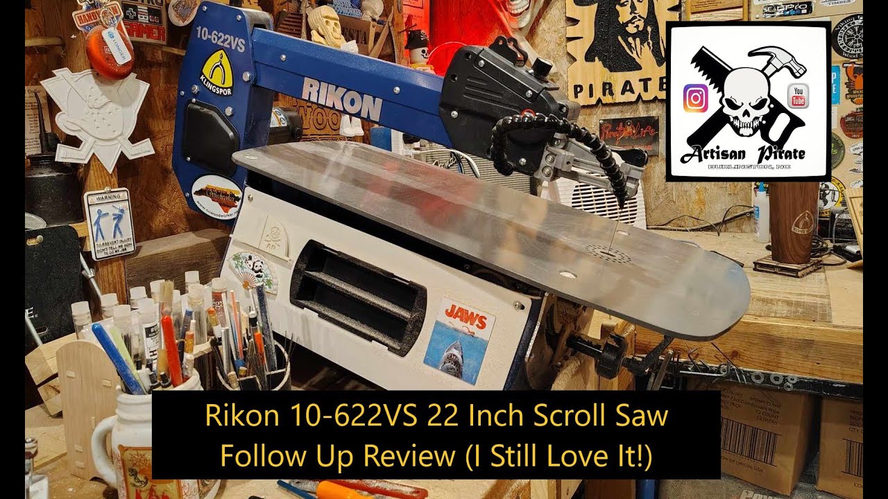 Rikon 22 Inch 10-622VS Scroll Saw, Follow Up Review (I Still Love It!)