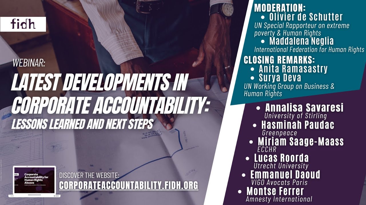 Corporate Accountability for Human Rights Abuses