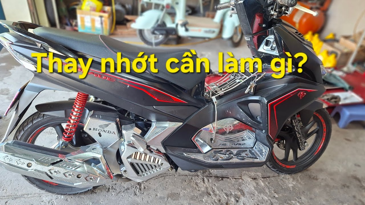 Các bước cơ bản khi thay nhớt
