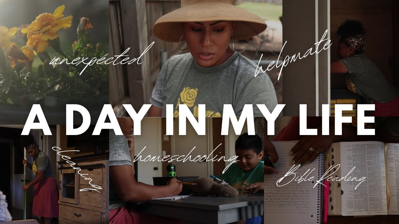 A Day In My Life| cleaning, Homeschooling, Garage Gym Setup & Worship Night