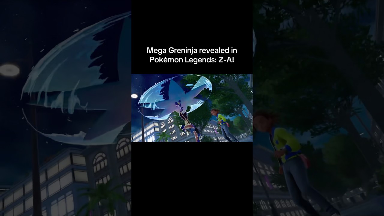 MEGA GRENINJA&hellip; IS REAL! 😭💙 #pokemon #pokemonlegendsza #megagreninja