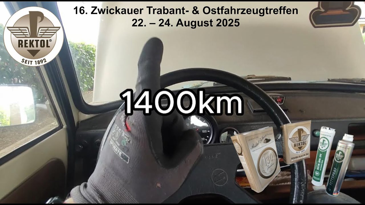 Die große Tour | Part 1 | ~1400km | Zwickau | Trabant und Ostfahrzeugtreffen | IFA