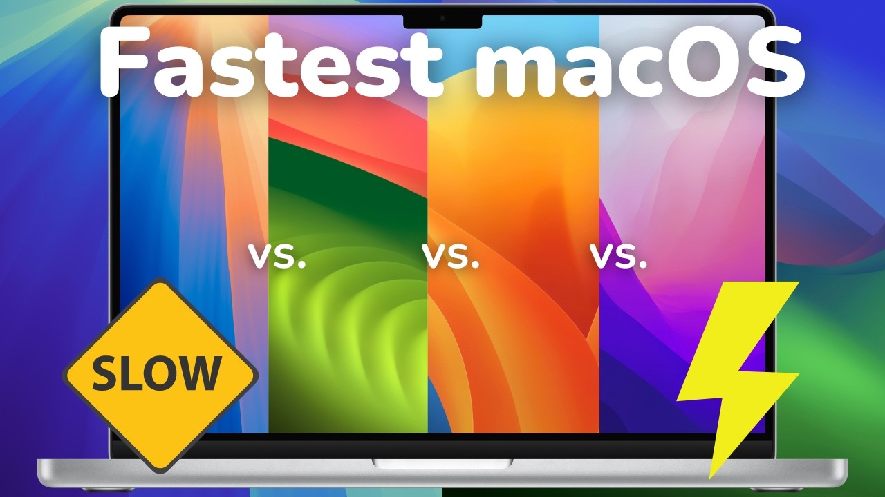 Тест скорости macOS: Monterey против Ventura против Sonoma против Sequoia