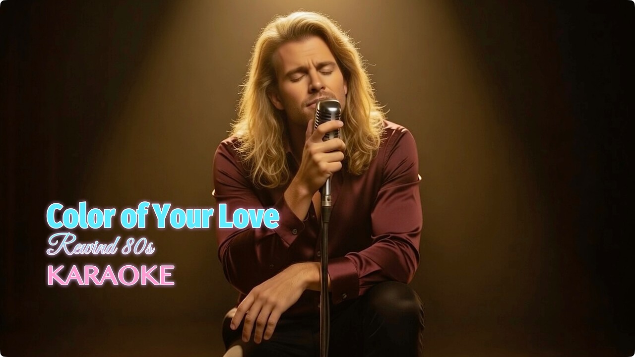KARAOKE | 🎨 Color of Your Love 💛 The 80s Power Ballad That'll Paint Your Heart Forever  🎸🔥