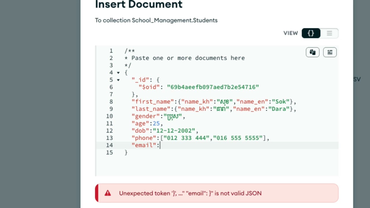 MongoDB Get Start Part 1