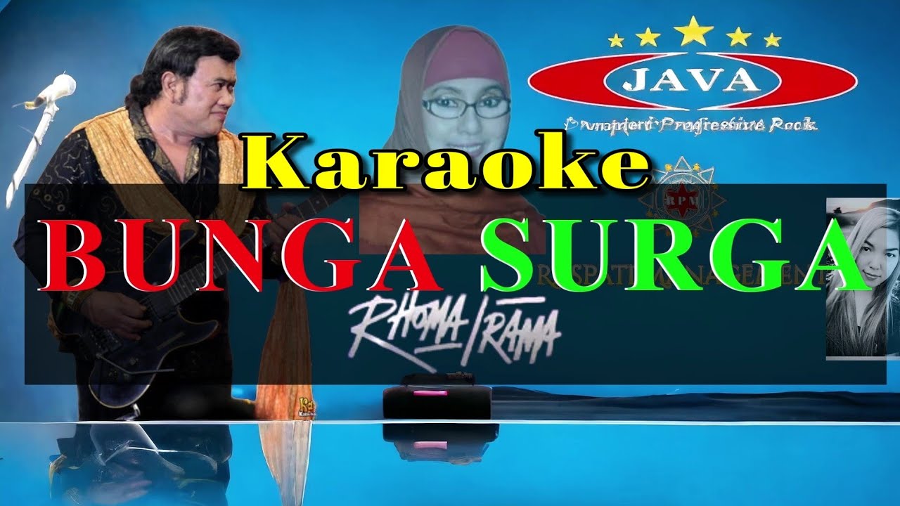 Karaoke Bunga surga - Rhoma Irama Ft. Ida Royani & Soneta Group || Karaoke Dangdut