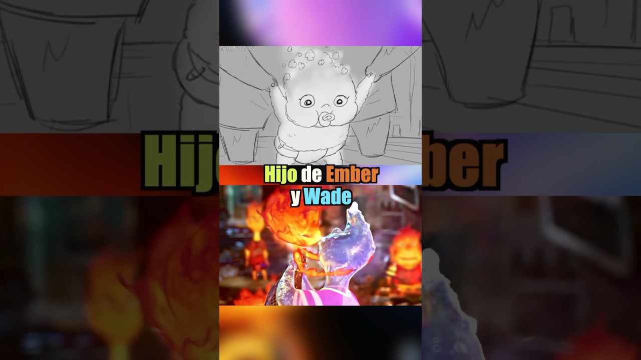 El bebe de Ember y Wade es de Humo? en #Elementos #Elememtal #disney #disneypixar #pixar