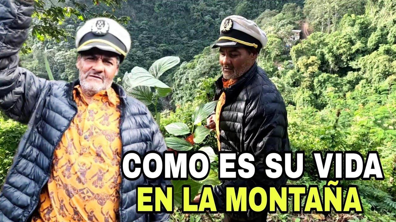 ASI VIVE EL ABUELO JORGE A SUS 71 AÑOS ENTRE EL BOSQUE, EN UN HERMOSO CAMPO DE LA R.D