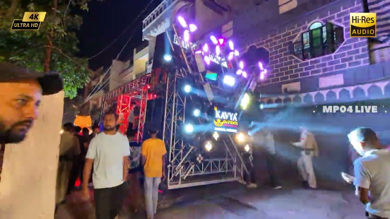 DJ KAVYA EVENTS | BHOPAL KI BHAVYA साई पालकी एवं श्री राम शोभा यात्रा 2025 | MP04 LIVE