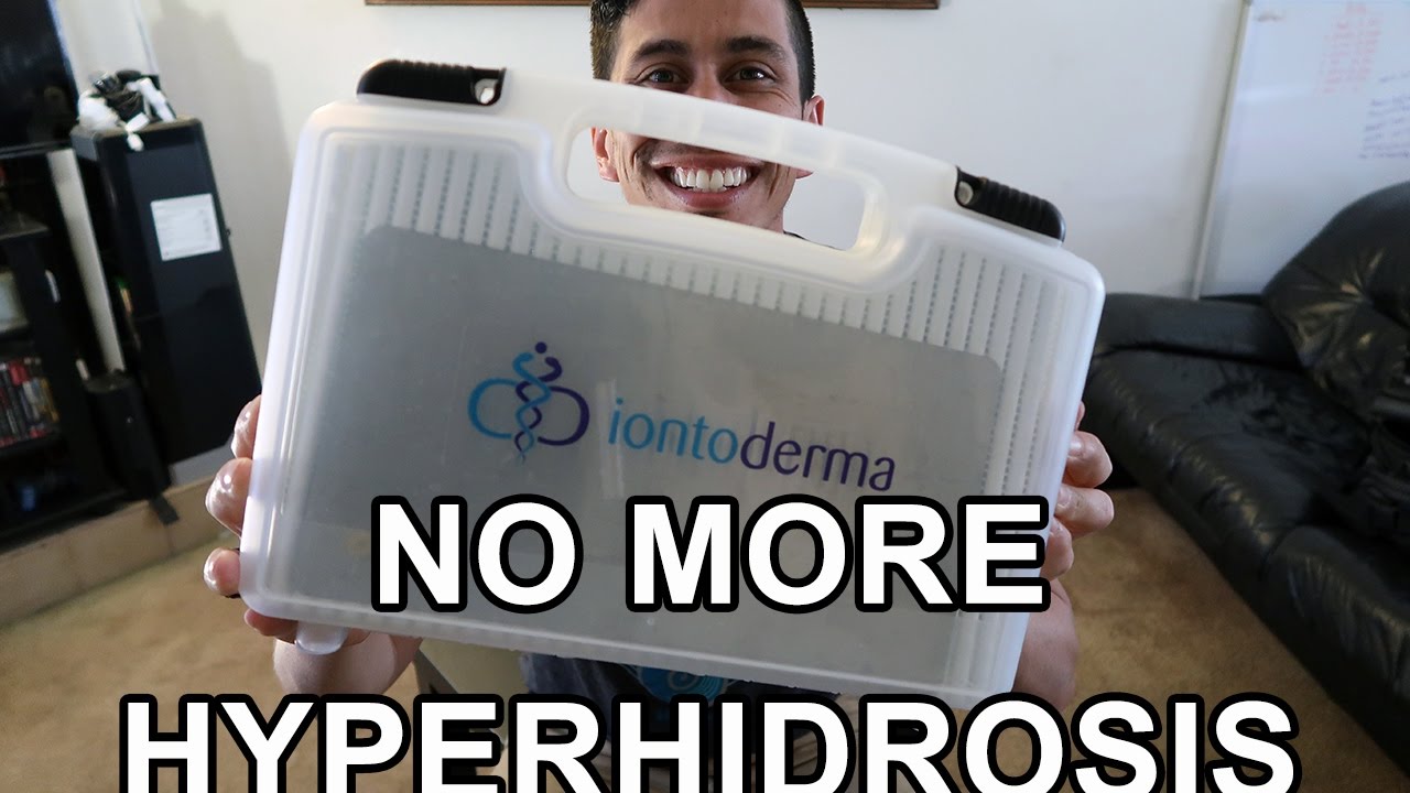 NO MORE HYPERHIDROSIS (SWEATY HANDS) // Iontoderma