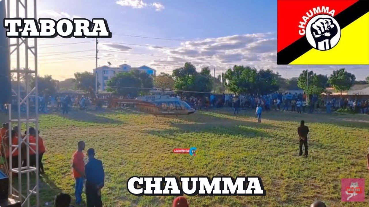 RUBANI WA CHOPA LA CHAUMMA APIGA MBWEMBWE ANGANI WAKATI WA KUTUA VIWANJA VYA TABORA
