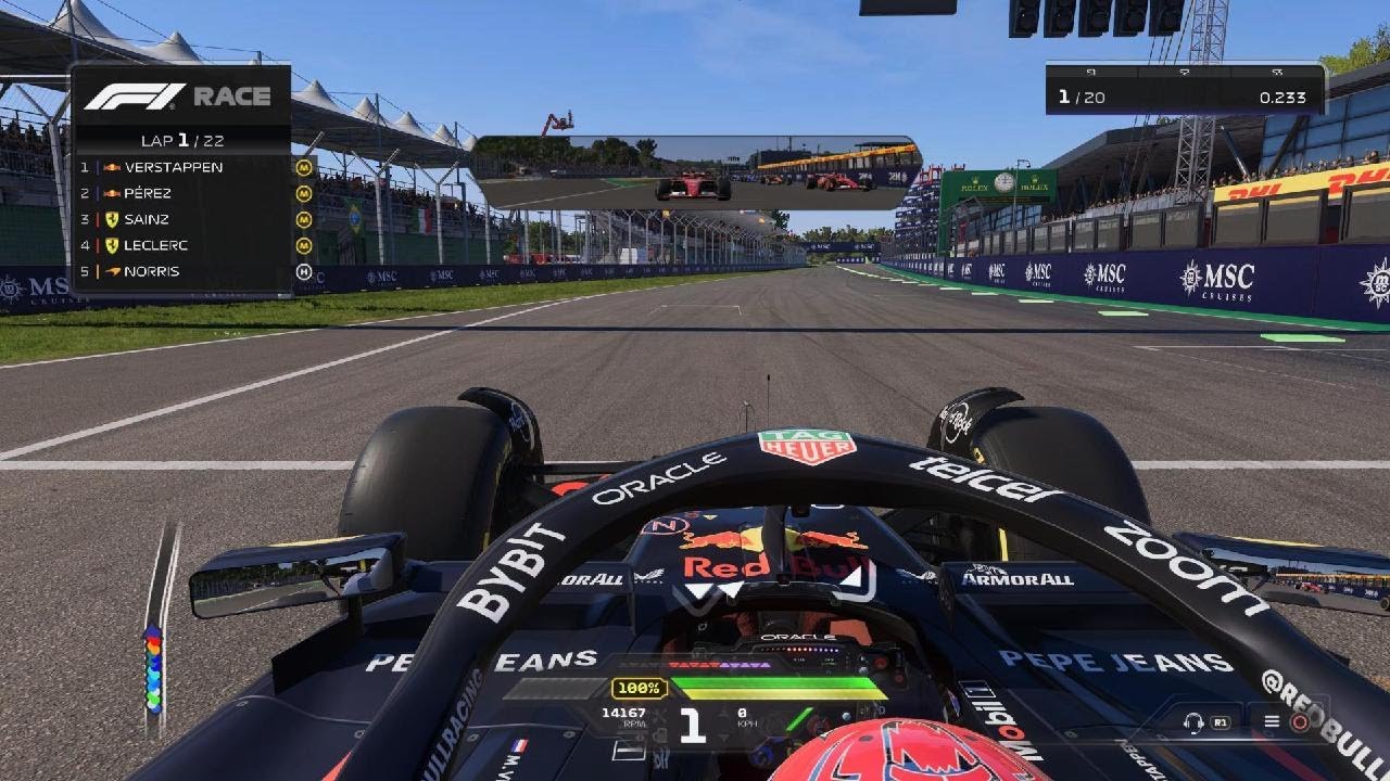 F1 24 Imola GP Red Bull Racing PS5 4K 60FPS Max Verstappen Gameplay