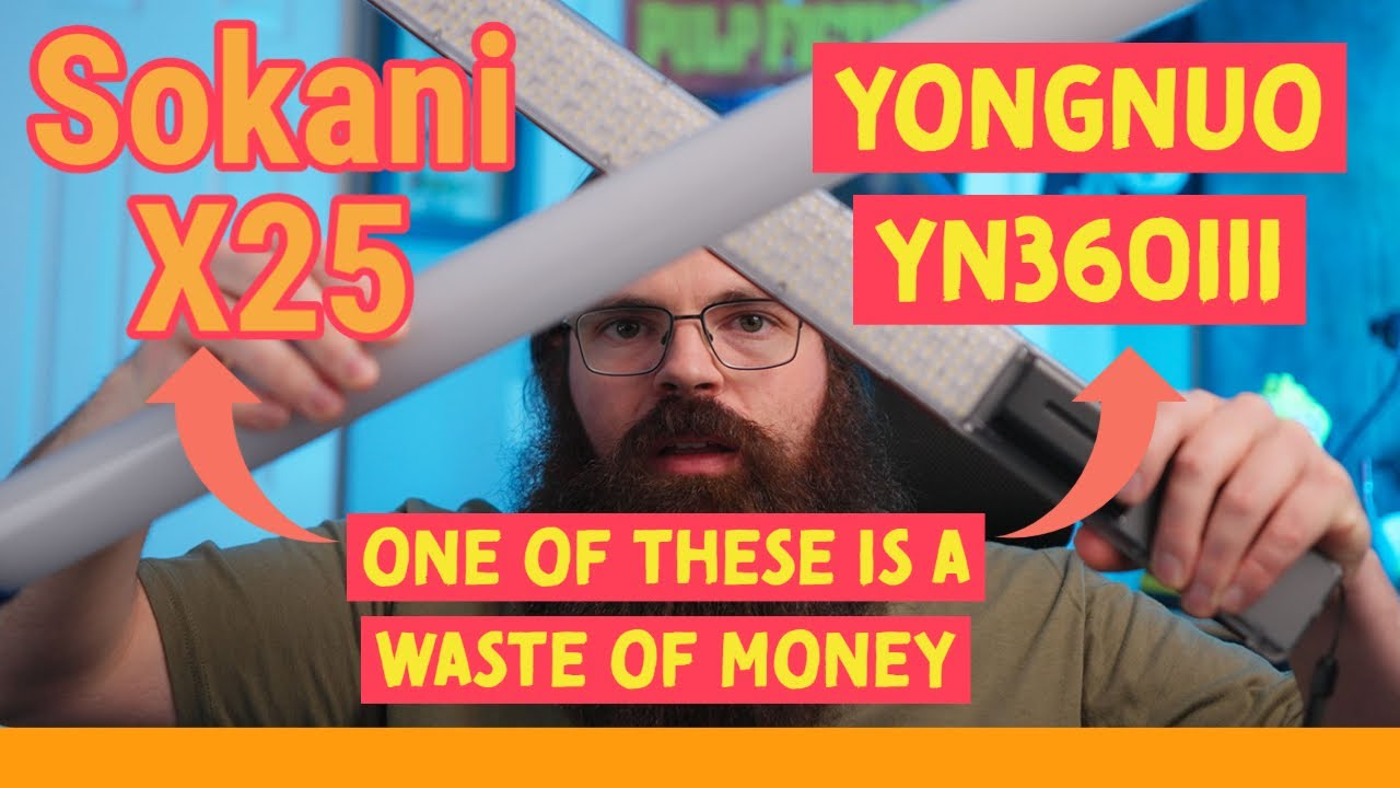 Sokani X25 RGB Tube Light Review | Better than the Yongnuo YN360 III?