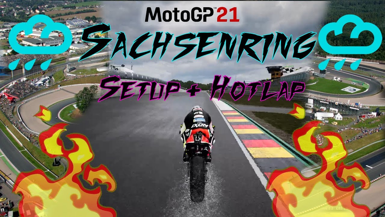 MotoGP 21 WET Sachsenring Timetrial Setup and Hotlap Aprilia