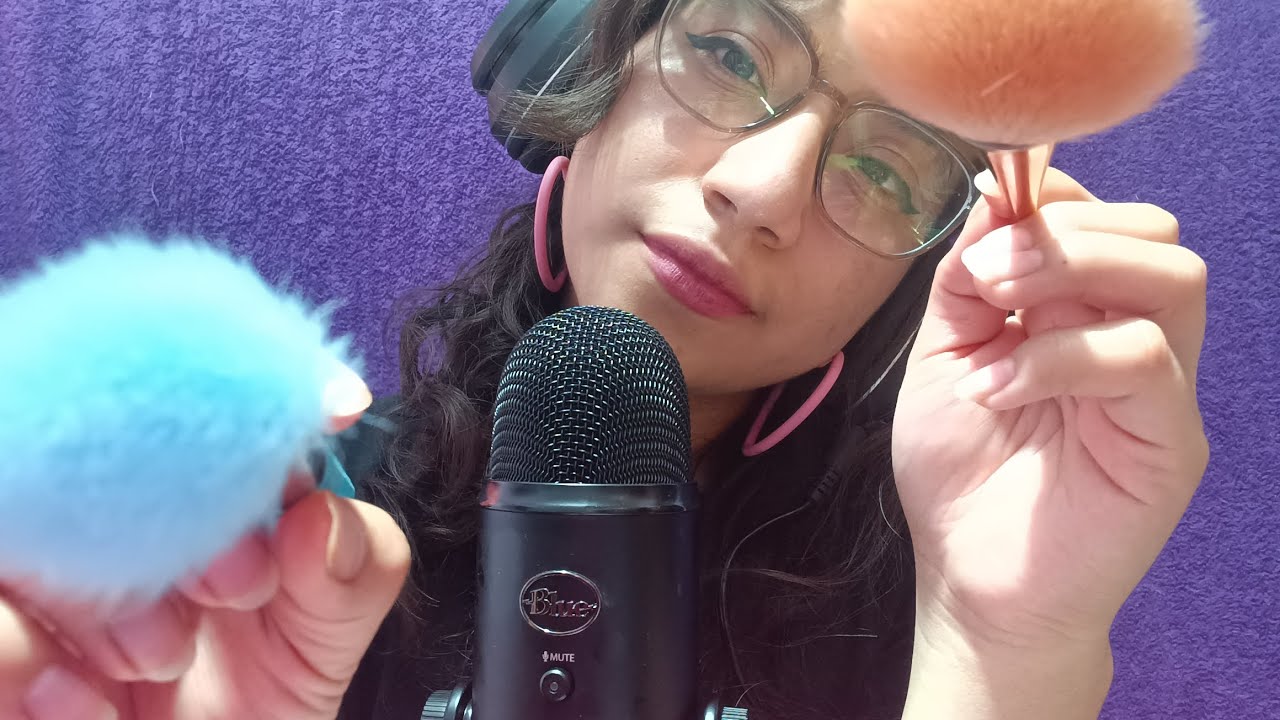 ASMR MOUTH SOUNDS ✨/BRUSHING Y VISUALES 🩷