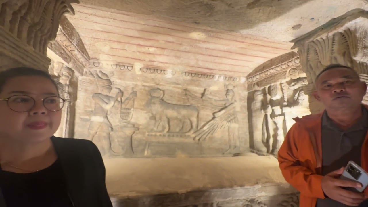 พาลงไปชม Catacombs สุสานแห่งอเล็กซานเดรีย เป็นอุโมงค์ที่เก็บศพ สมบัติของกษัตริย์อียิปต์โบราณ