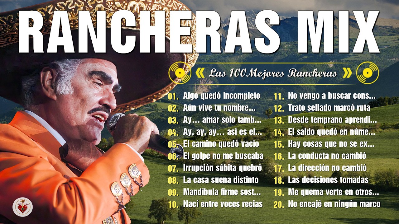 Vicente Fernández, Rocío Dúrcal, Javior Solis & Ana Gabriel 🎺 Mix de Rancheras Inolvidables