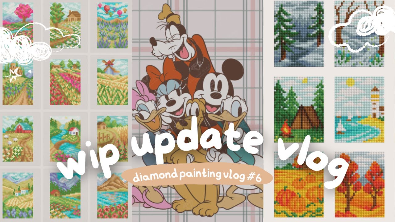 Wip Update Vlog #6 | Diamond Painting Updates
