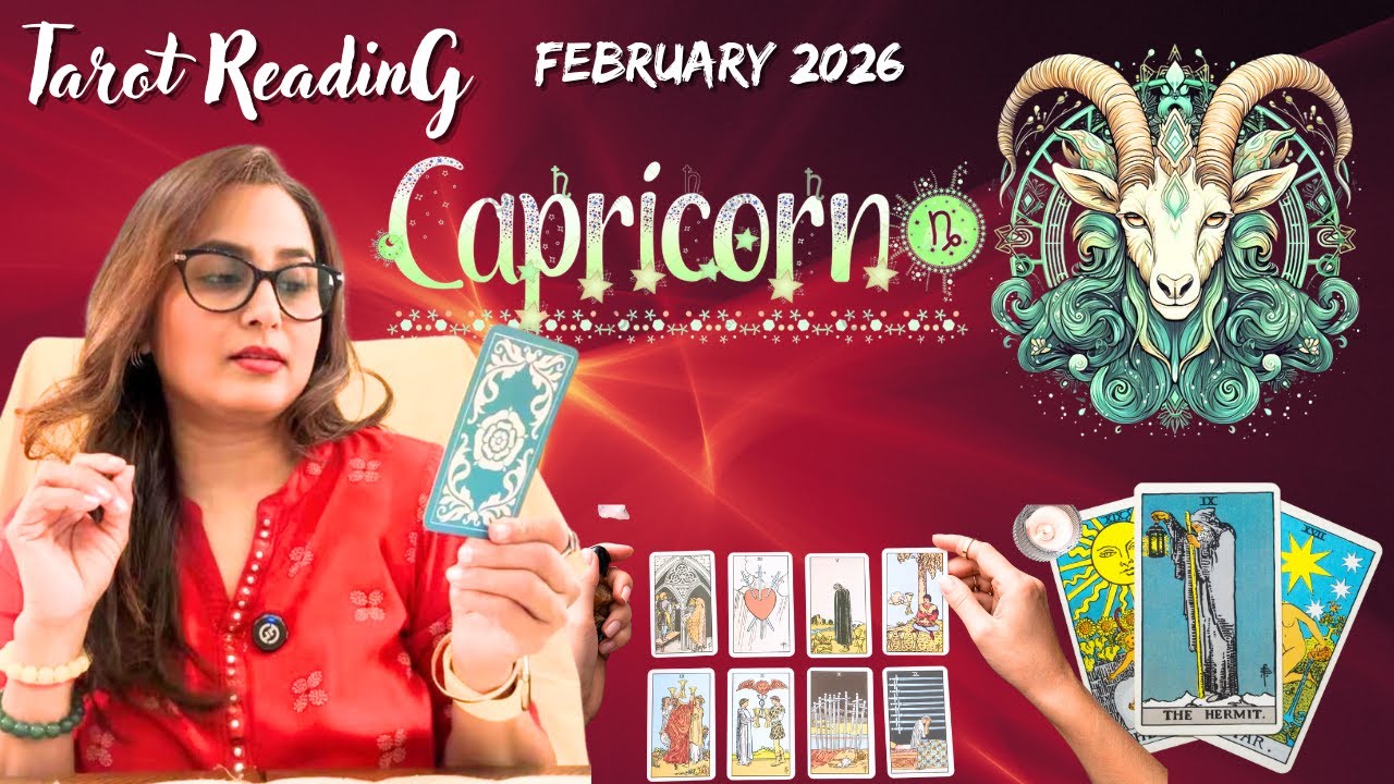 🔱🕉️🧿 Capricorn ♑️ राशि❤️के लिए🧿👩‍❤️‍👨☯️💫February 2026 ♾️💝✨का टैरो रीडिंग 💝✨By Menkka Karwwaal 🫰🤍