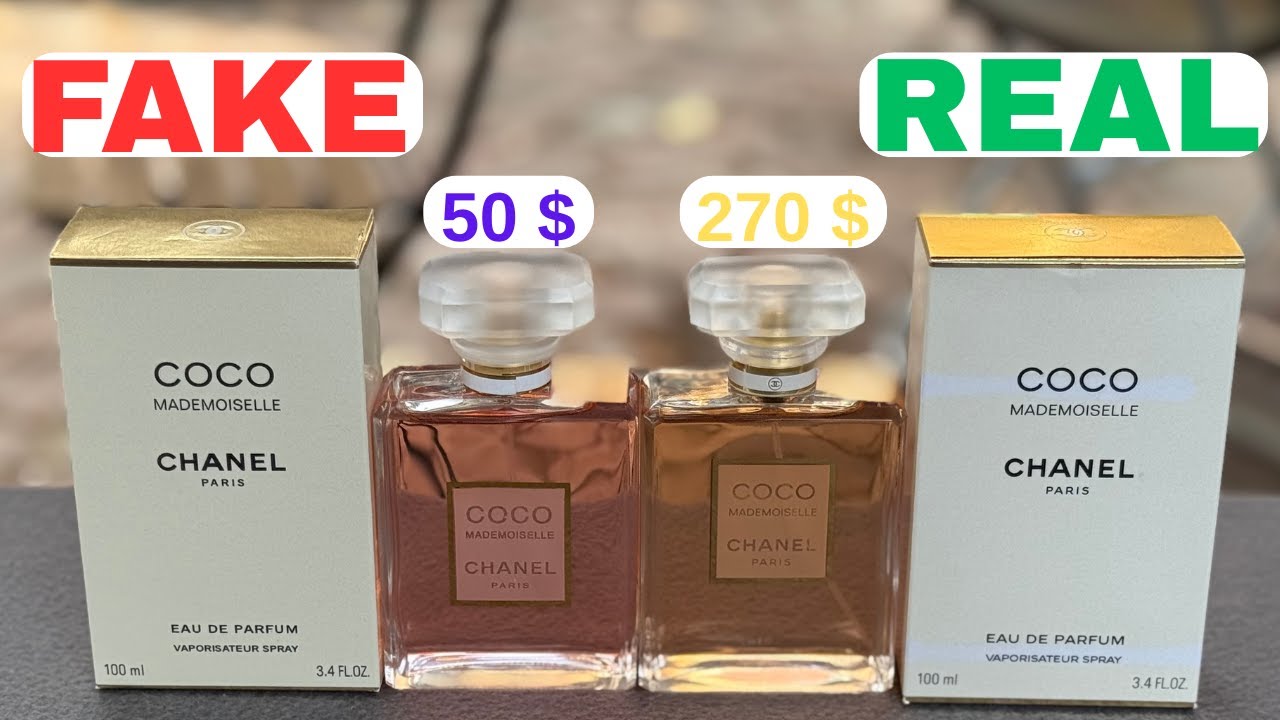 Fake vs Real Chanel Mademoiselle Perfume