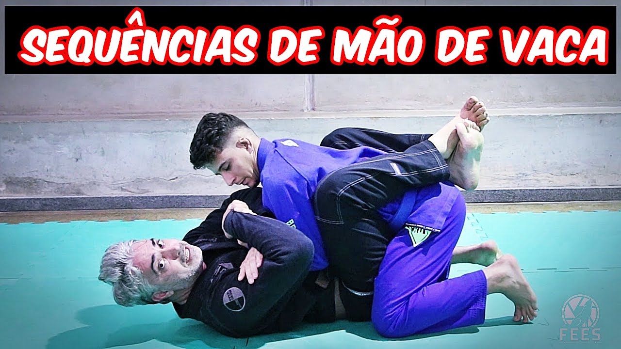 Jiu-Jitsu - Finalização - Sequências de  Mão de Vaca - FEES BJJ