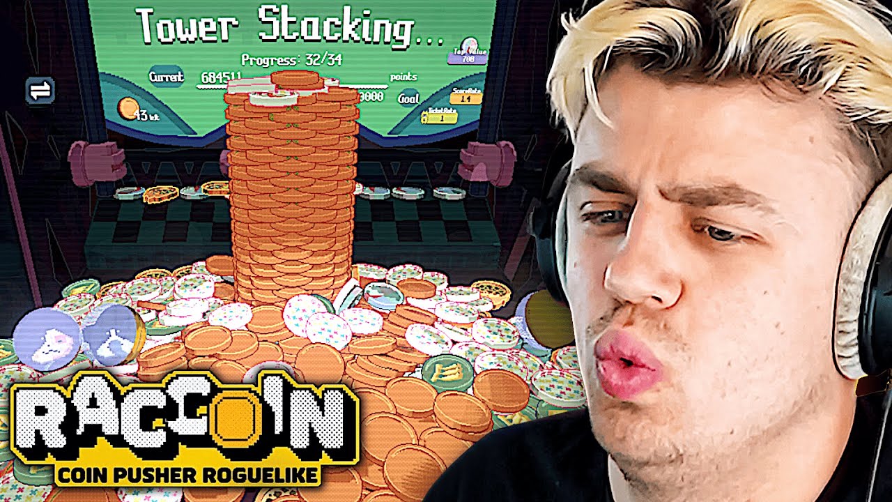 Papaplatte spielt RACCOIN: Coin Pusher Roguelike