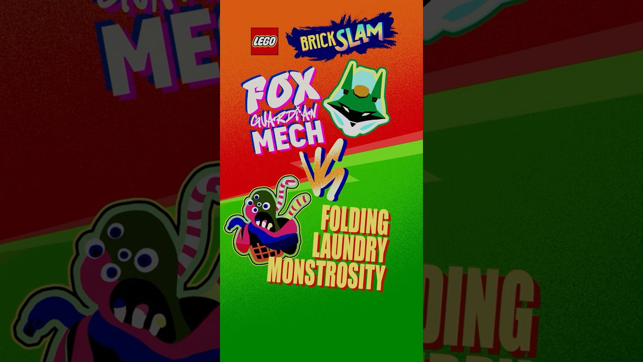 LEGO&reg; Brick Slam | Round 3 | Fox Guardian Mech vs Folding Laundry Monstrosity