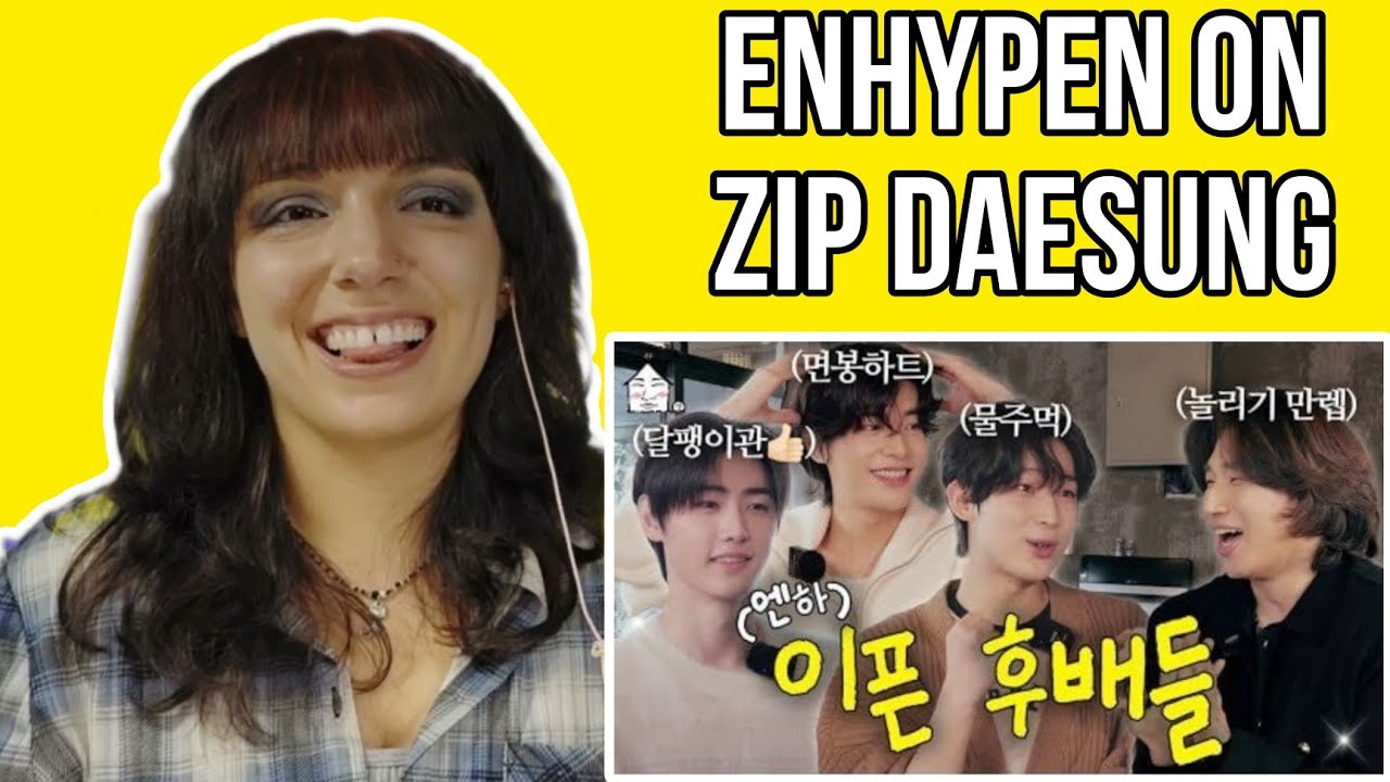 Can I follow you around? ☺️ | ZIP DAESUNG ep.32 | ENHYPEN REACTION