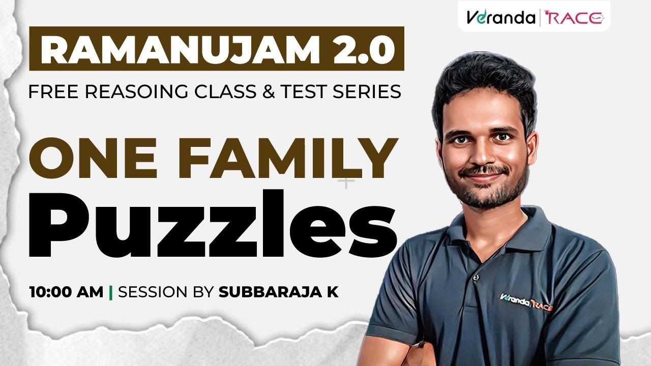 TARGET GROUP EXAM | ONE FAMILY | PUZZLES | SESSION BY SUBBARAJA