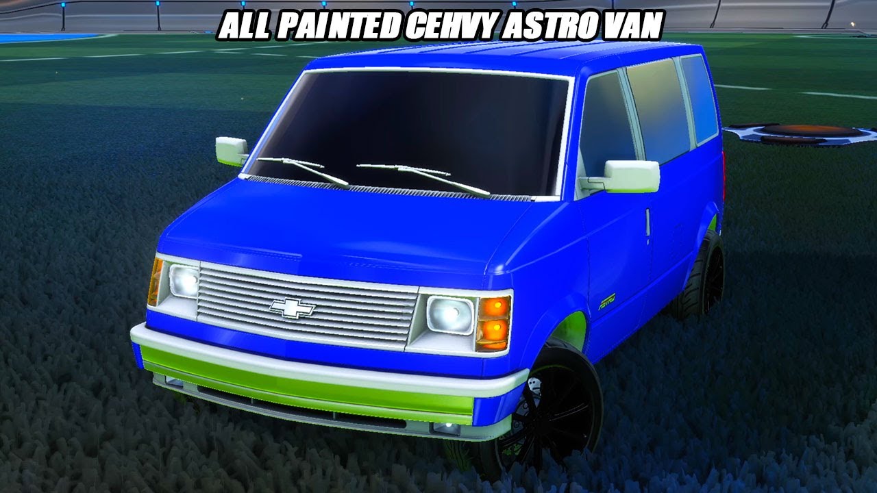 Демонстрация полностью окрашенного Chevrolet Astro Van &mdash; Rocket League Showcase