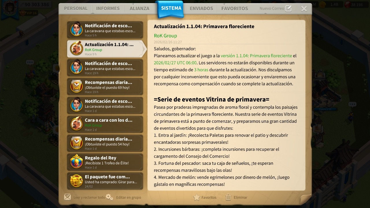 MAÑANA NUEVA ACTUALIZACIÓN !! EN 3 DÍAS INSCRIPCIÓN A KVK 👀 // RISE OF KINGDOMS ESPAÑOL