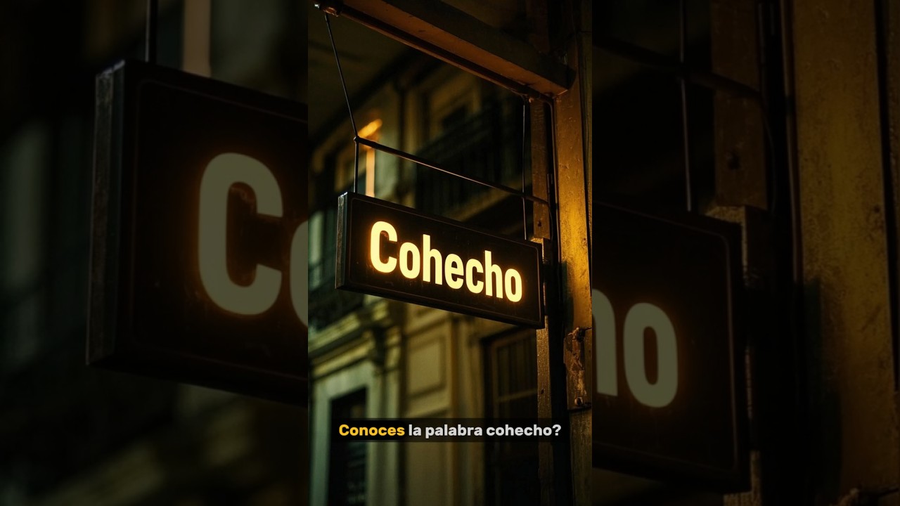 Cohecho #cohecho #aprenderespa&ntilde;ol  #vocabulario  #contenidoeducativo  #espa&ntilde;ol #hablarbien