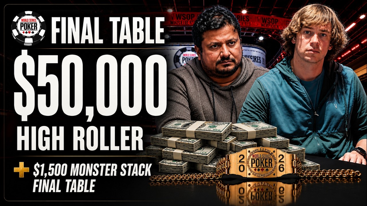 $50K NLH High Roller 8-Handed - Final Table | World Series of Poker