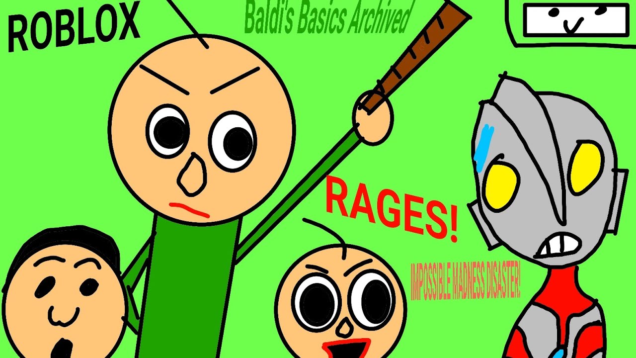 Playing every Baldi's Basics Games in ROBLOX! (Baldi's Basics: Archived) 