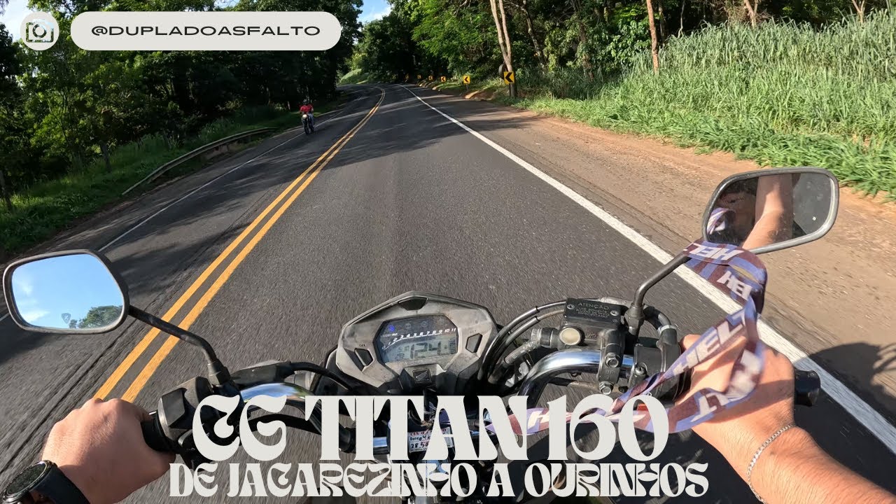 CG TITAN 160: De Jacarezinho/PR a Ourinhos/SP de Titan 160 #26 #automobile #honda #gopro #motovlog