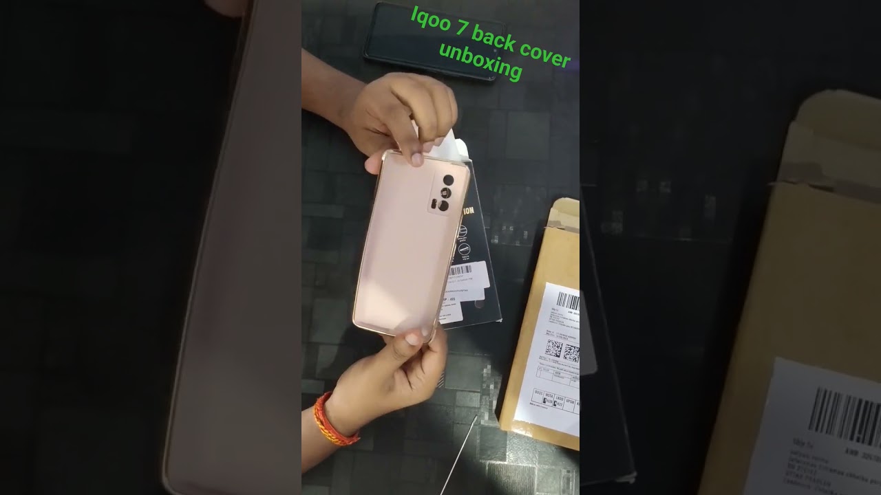 unboxing new Cover iqoo 7 Shopping line in the description