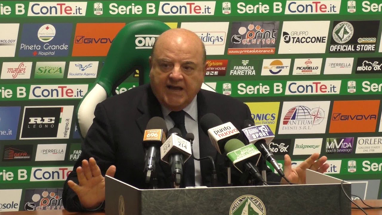 U.S. Avellino,  conferenza integrale di Walter Taccone