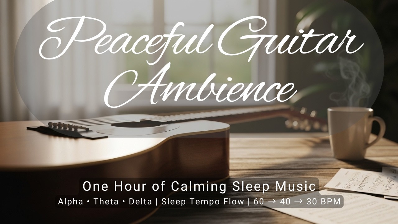 Peaceful Guitar Ambience🎸- Vol. 2 | An Hour of Serene Music #ambientmusic #instrumental #calming