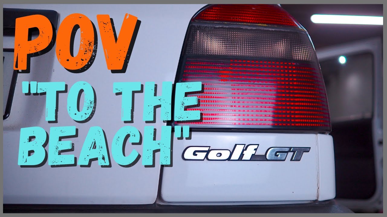 Golf 3 GT POV to the Beach
