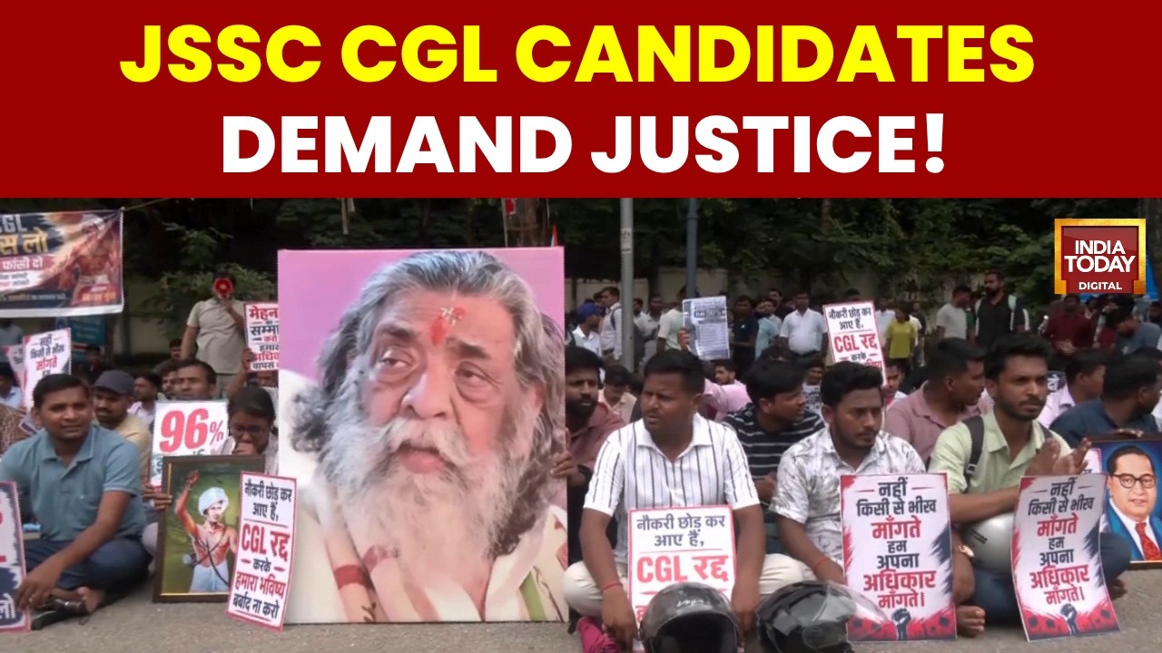 JSSC CGL Candidates Protest Outside Jharkhand Secretariat, Demand Justice | Jharkhand Latest News