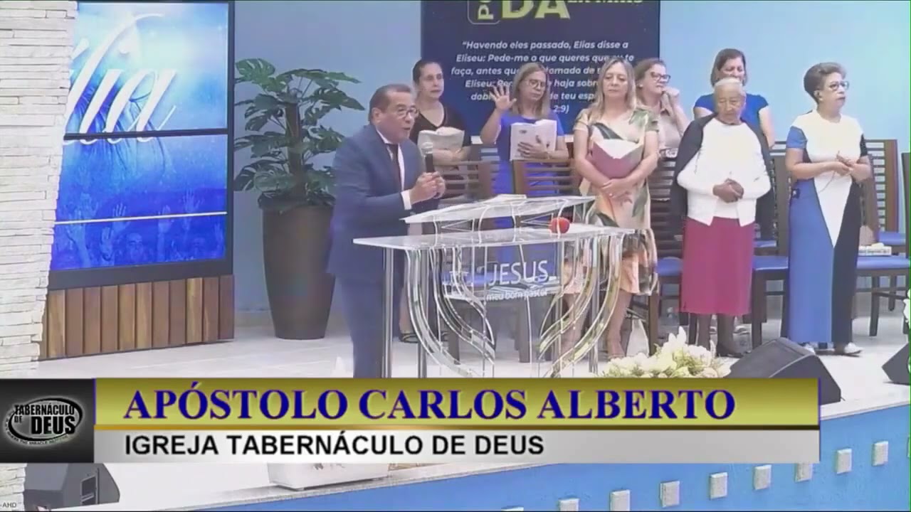 UMA SEMANA DE VITÓRIA * APÓSTOLO CARLOS ALBERTO * TABERNÁCULO DE DEUS