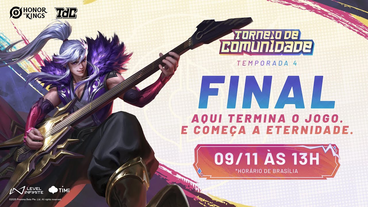 [ PT BR ] TORNEIO DA COMUNIDADE DE HONOR OF KINGS BRASIL 2025