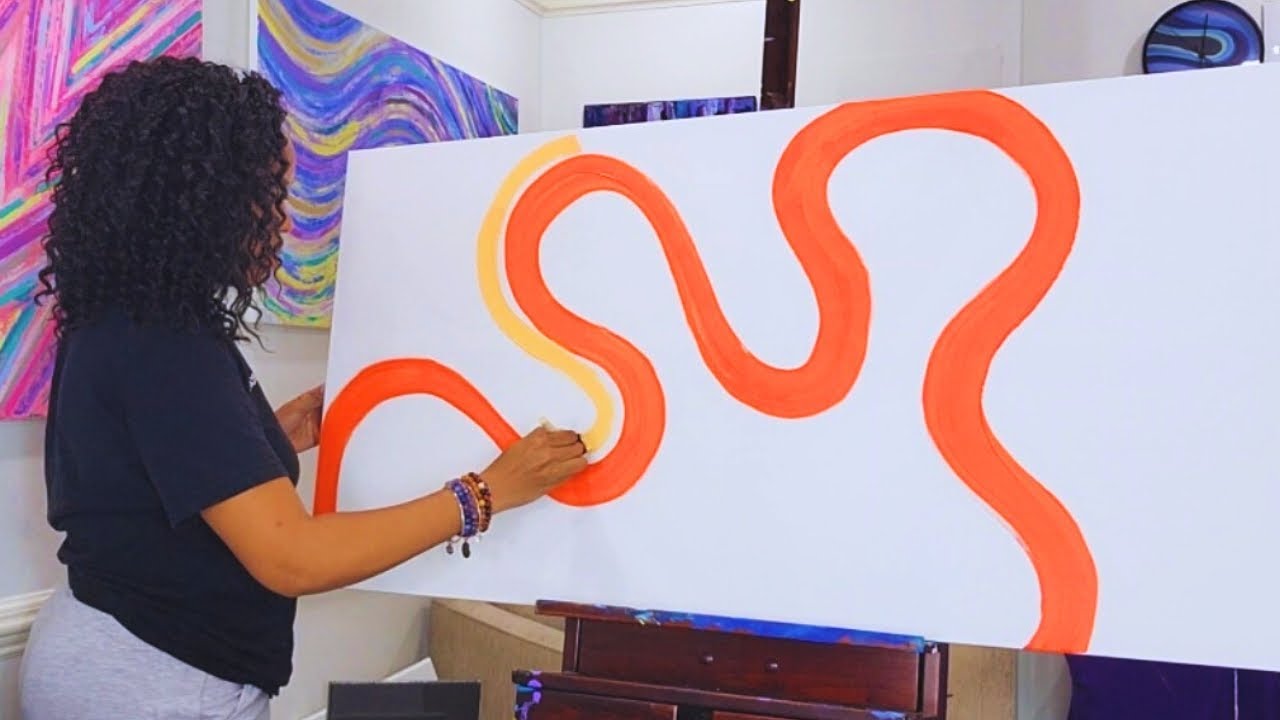 Just another day in my happy place 🎨 | Relaxing Art Demo | Watch this Painting Come Together ✨️