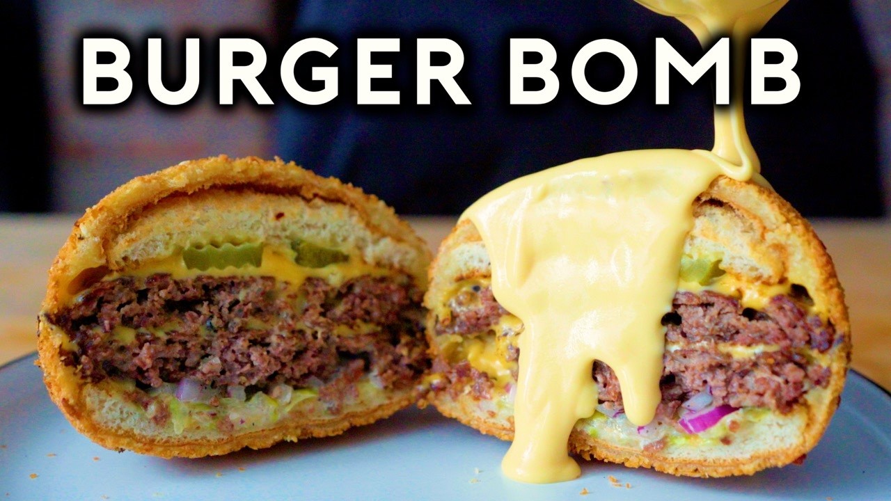 Deep Fried Burger Bombs | Anything With Alvin