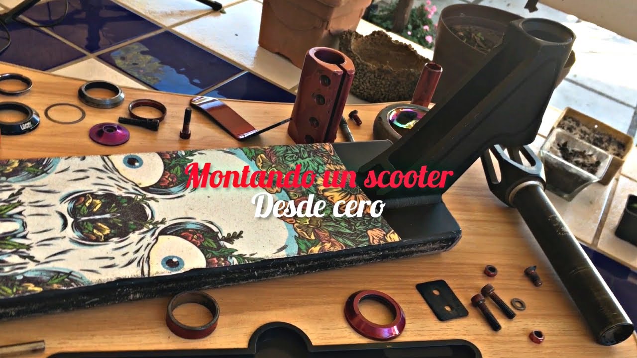 Como montar un scooter desde cero🛴
