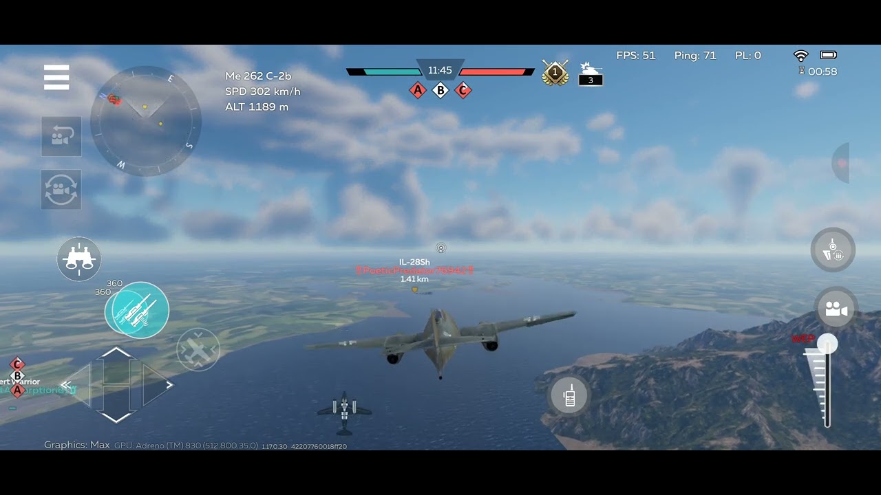 War Thunder Mobile Replay: Challenger 2 TES Platoon 