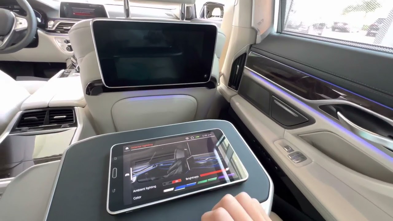 Inside the BMW 7 Series Alpina B7 with the Rear Executive Lounge Seating!