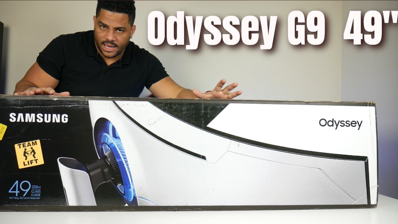 Samsung Odyssey G9 49” UNBOXiNG