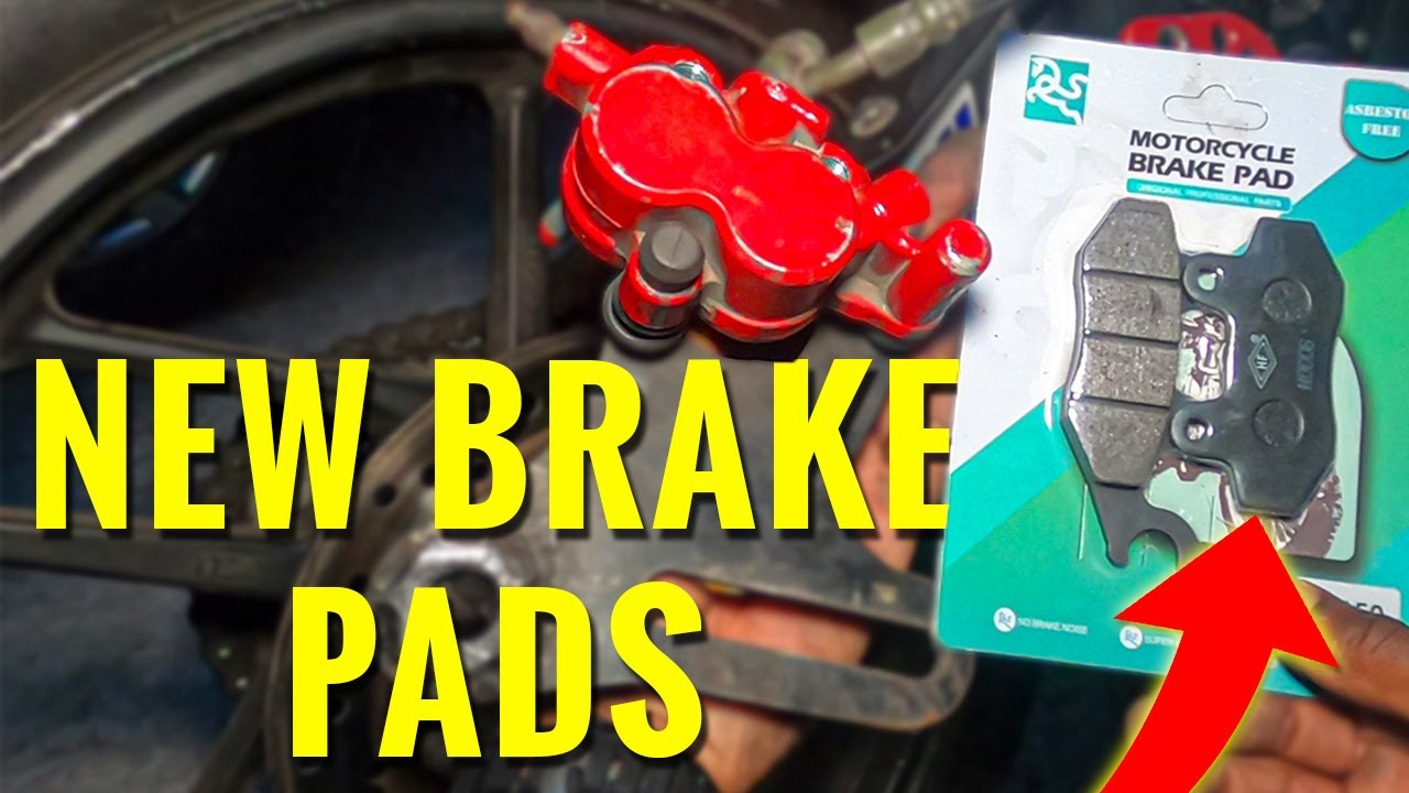 How To Change Your Motorcycle Brake Pads In 10minutes - The Jamaican Way 🇯🇲